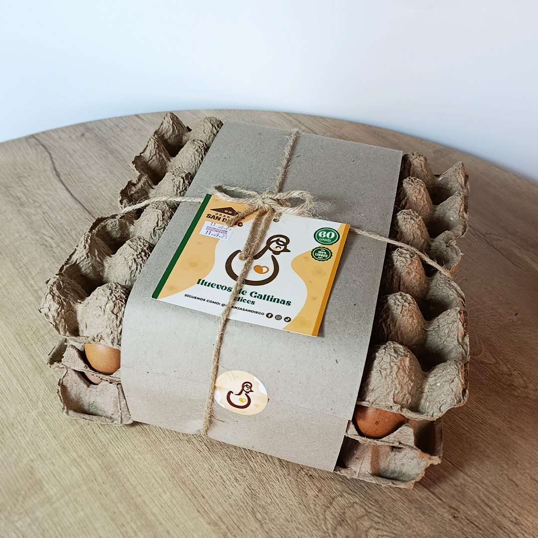 Pack de 60 huevos