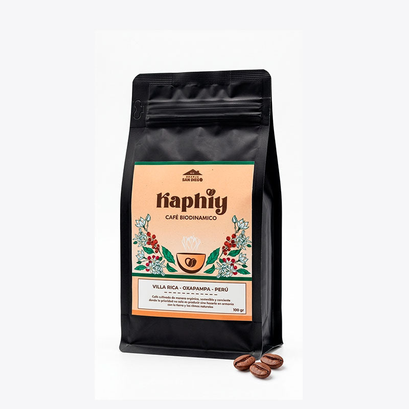 Café Biodinámico Kaphiy 100 gr - Tostado Espresso