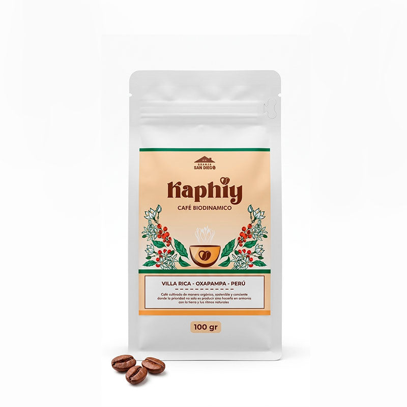Café Biodinámico Kaphiy 100 gr - Tostado Medio