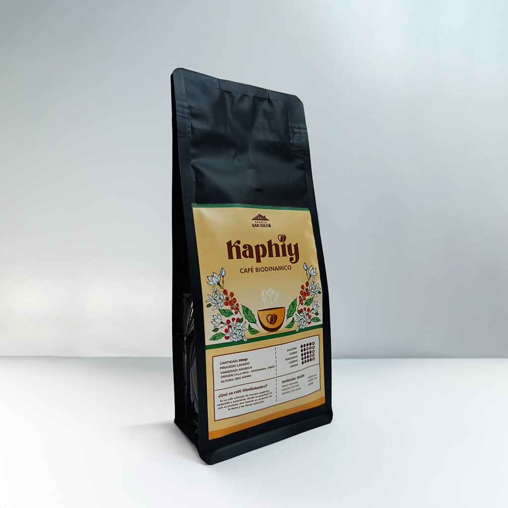 Café Biodinámico Kaphiy 250 gr - Tostado Espresso