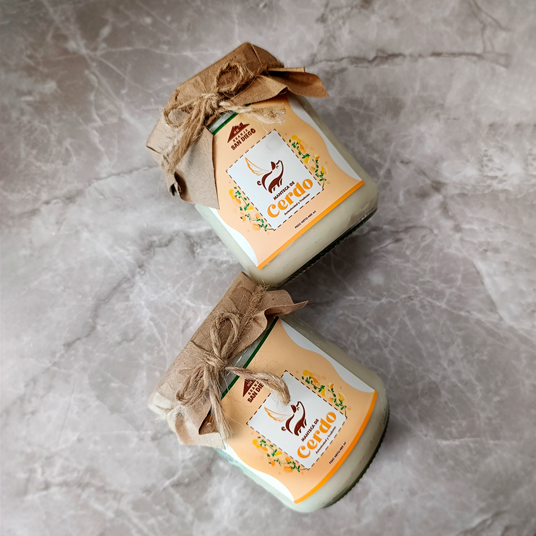 Manteca de cerdo frasco de 480 ml